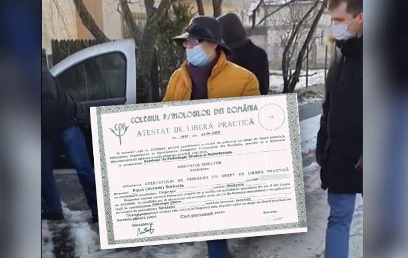 Cum arată documentele psiholoagei arestate după ce a practicat pe fals timp de 20 ani. „Și-a însușit datele altor specialiști”
