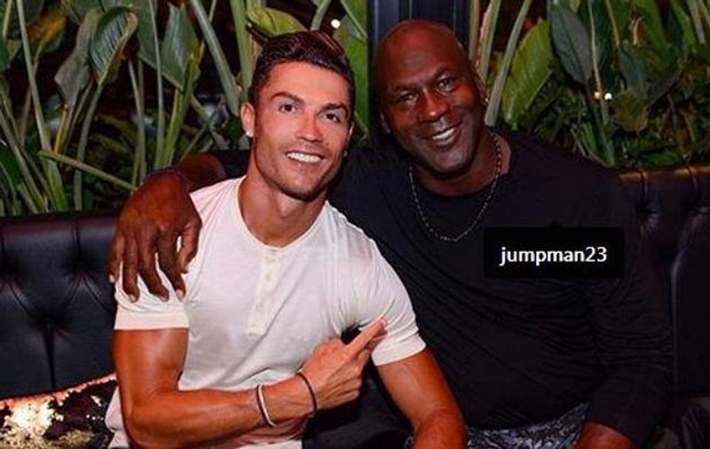 Cristiano Ronaldo s-a întâlnit cu Michael Jordan