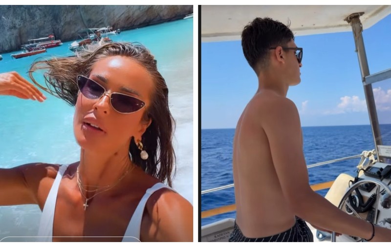 Cum au apărut Diana Munteanu și fiul ei, în Grecia. Vedeta Antena 1 a făcut senzație la plajă, în costum de baie