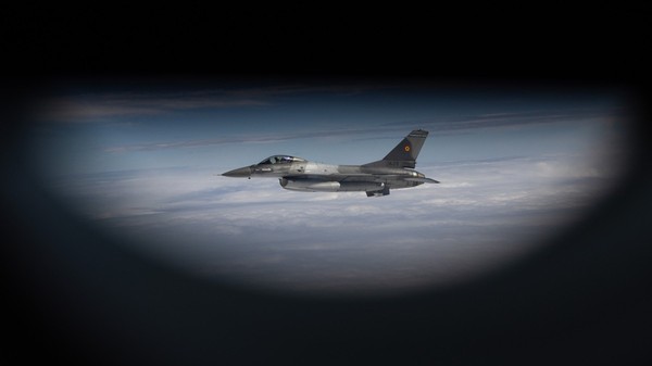Un avion de luptă F-19 al Armatei Române. Sursa foto: Profimedia Images