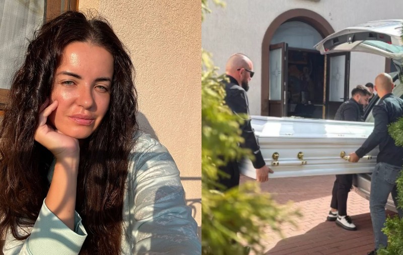 Sicriul cu trupul neînsuflețit al Mădălinei Apostol, logodnica lui Nick Rădoi, a fost depus la capelă