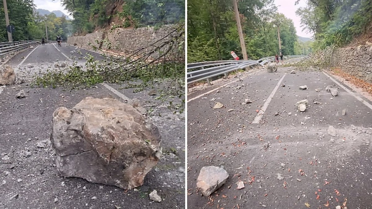 bolovani si copaci pe DN 67, trafic blocat spre Băile Herculane