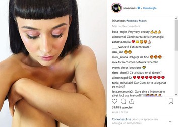 Irina Rimes, goală pe Instagram