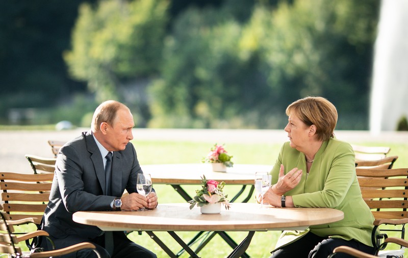 FOTO | Niciun rezultat în urma întâlnirii Putin - Merkel