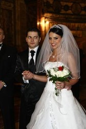 Liviu Vârciu, în ziua cununie religiaose cu Adelina Pestrițu, în urmă cu 10 ani