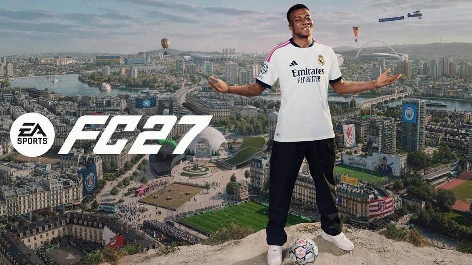 Kylian Mbappe este jucătorul de pe coperta noului joc EA Sports FC 27.