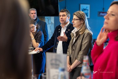 Razvan Radu la o întâlnire a membrilor ROMLUX. Foto: Jonathan Boucher