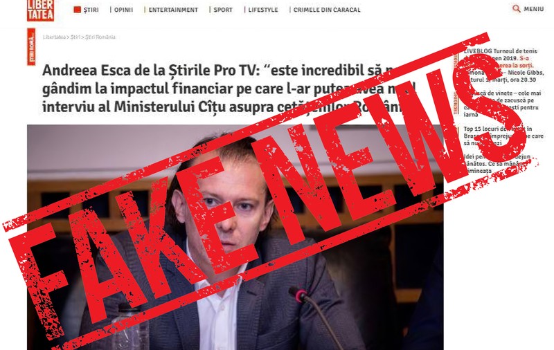 FAKE NEWS! Un site obscur a clonat o pagină din Libertatea și le cere oamenilor să investească în criptomonede, folosindu-se de numele Andreei Esca și ale lui Florin Cîțu și Klaus Iohannis