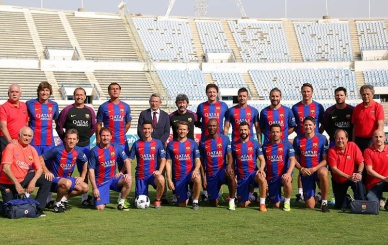 Gheorghe Popescu a jucat la Beirut în meciul dintre legendele celor de la Barcelona și de la Real