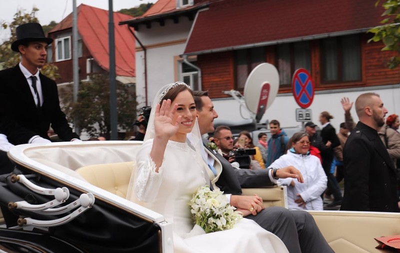 Caleașcă unicat la nunta principelul Nicolae cu Alina Binder. Folosită pentru prima oară | FOTO
