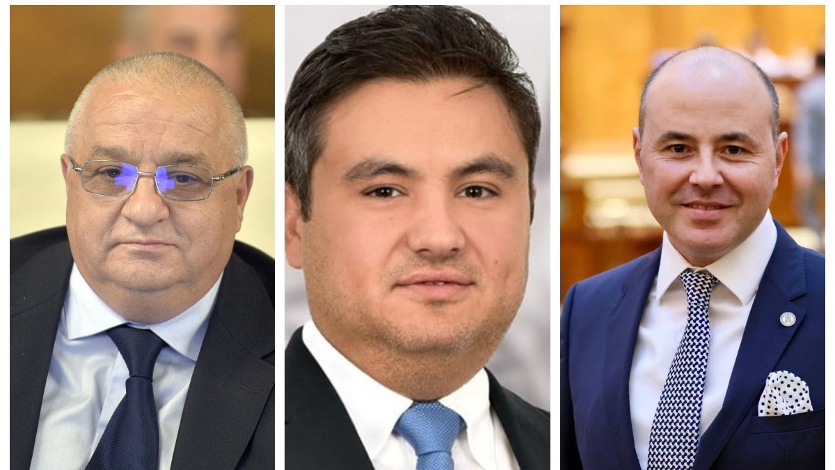 Felix Stroe (PSD), Alin Chirilă (PSD) și Alexandru Muraru (PNL)