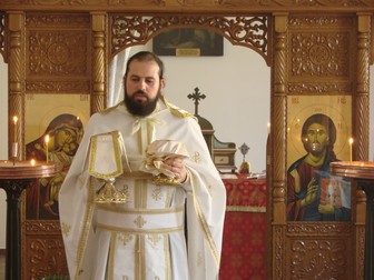Părintele David Pop, de la Mănăstirea Sf. Ioan Botezătorul din Budapesta