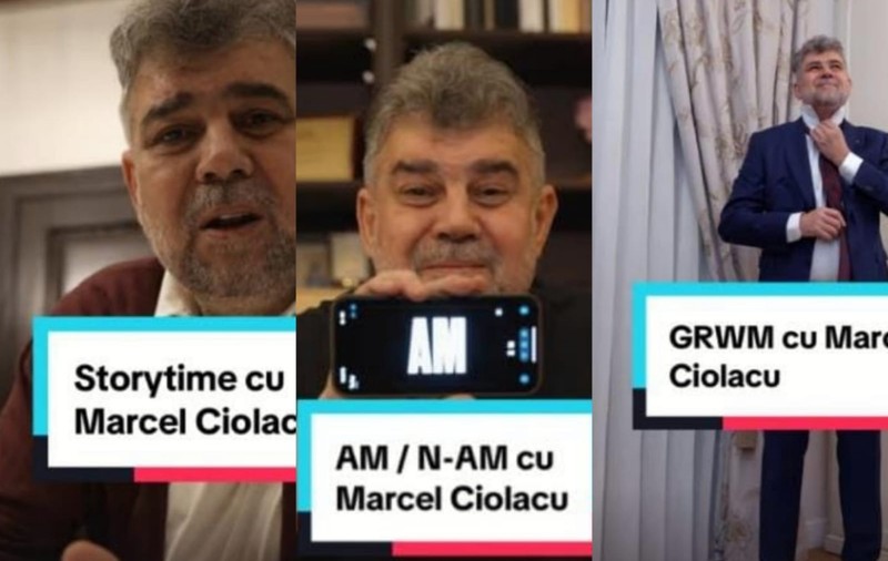 Marcel Ciolacu a recunoscut pe TikTok că a zburat cu avionul privat. Videoclipurile prim-ministrului au milioane de vizualizări