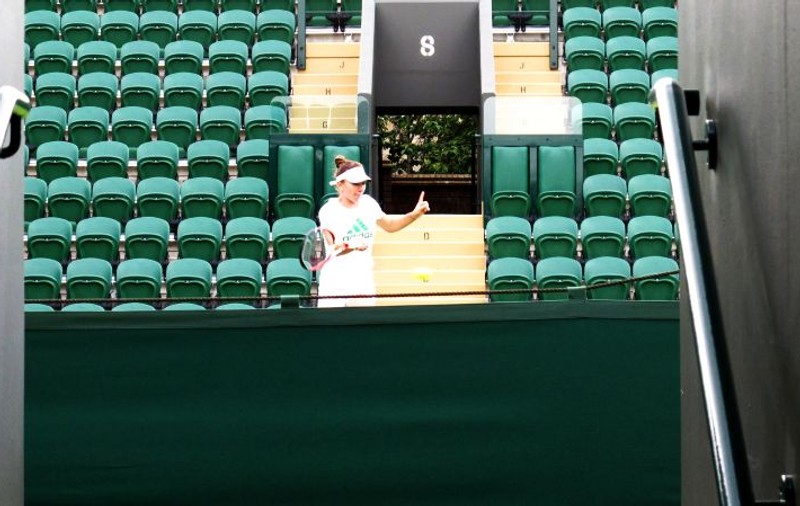  Simona Halep este bine! S-a antrenat normal pe iarba de la Wimbledon