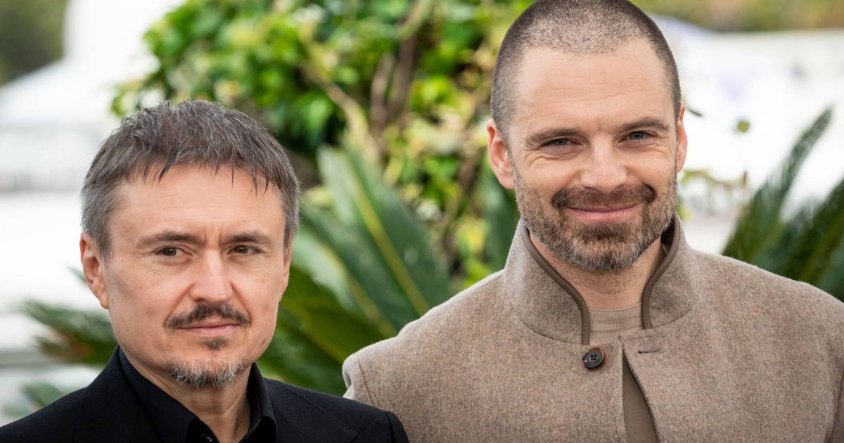 Cannes, Franța. 19 mai 2026. Cristian Mungiu și Sebastian Stan participă la sesiunea foto „Fjord” din cadrul celei de-a 79-a ediții a Festivalului de Film de la Cannes, la Palais des Festivals din Cannes.