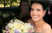 Adina Buzatu la nunta fiicei sale