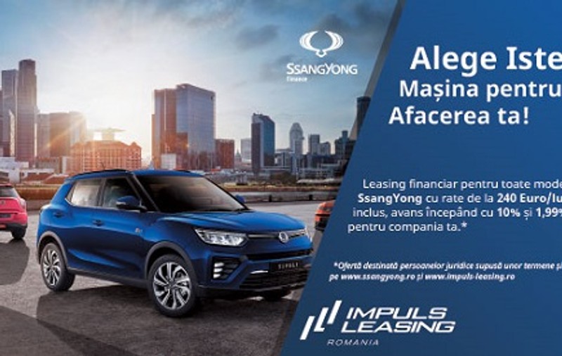 SsangYong Finance prin Impuls Leasing scurtează drumul spre o afacere de success