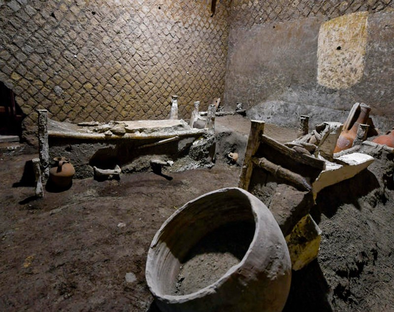 Descoperire rară într-o vilă romană din Pompei. Cum trăiau acum aproape 2000 de ani "cei mai slabi din societate"
