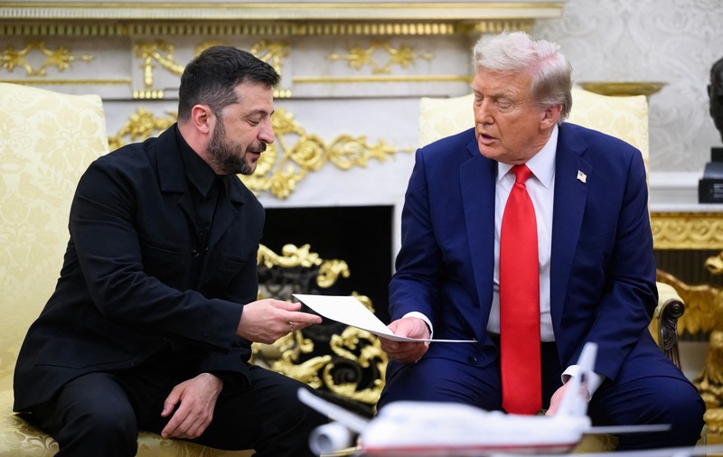 Zelenski i-a dat lui Trump o scrisoare pentru Melania: „Soția mea, prima doamnă a Ucrainei, i-a trimis scrisoarea”