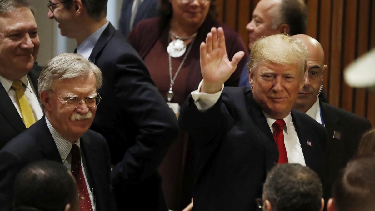 John Bolton, alături de Donald Trump FOTO: EPA