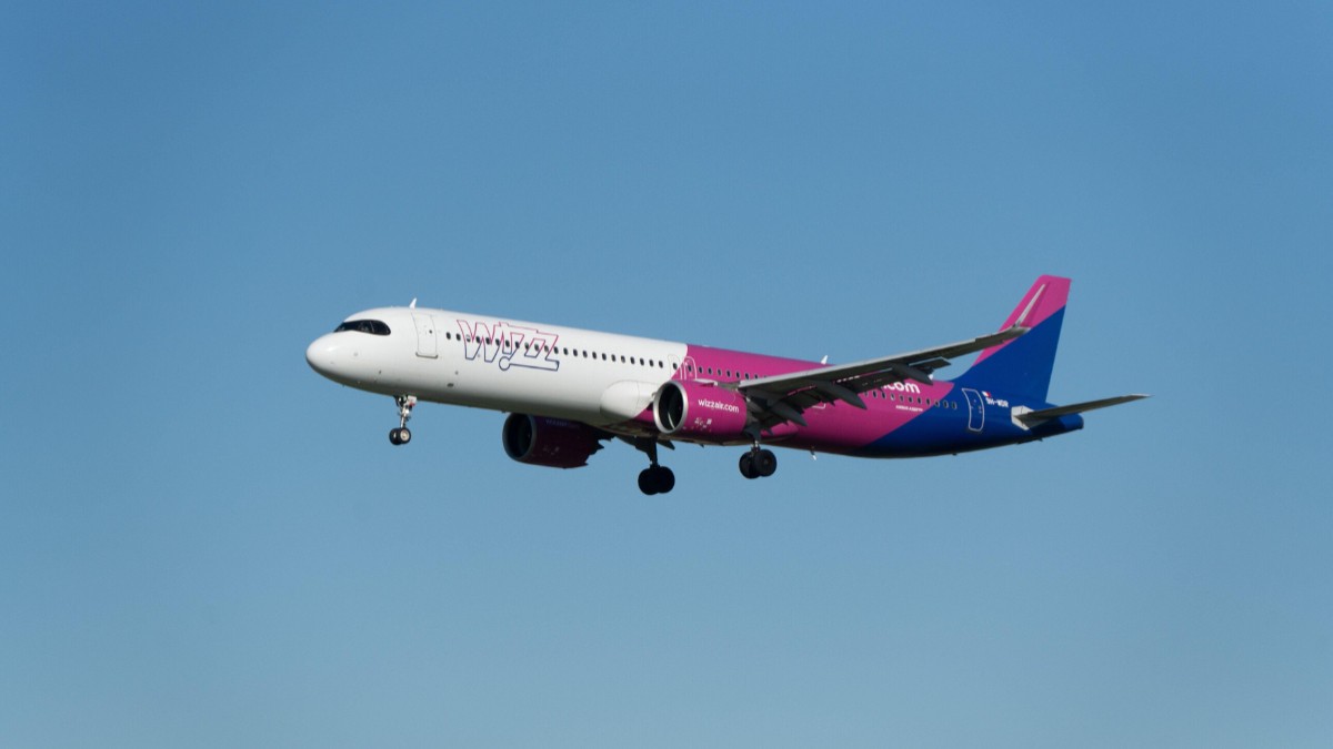 Avionul companiei Wizz Air