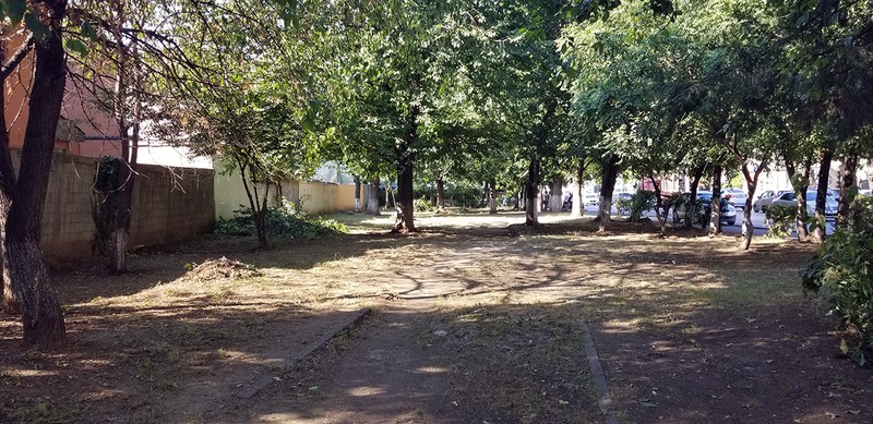 ANTIAERIANĂ - zonă verde aflată lângă intersecția Drumul Sării, singura ce pare toaletată recent