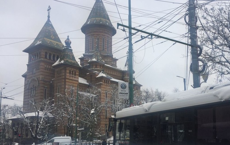 Un șofer din Timișoara i-a dat cu spray paralizant în ochi unui șofer de autobuz. Agresorul este căutat de polițiști