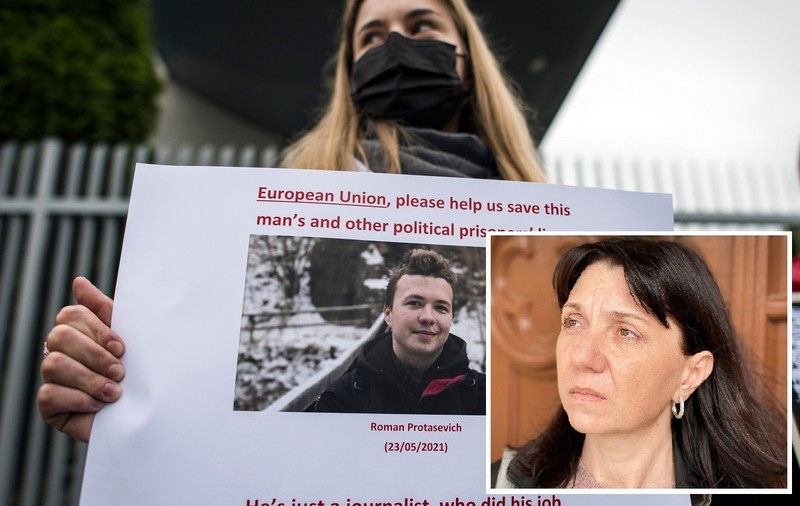 „Vă implor, salvați-l! O să-l omoare”. Apelul lansat de mama activistului Roman Protasevici