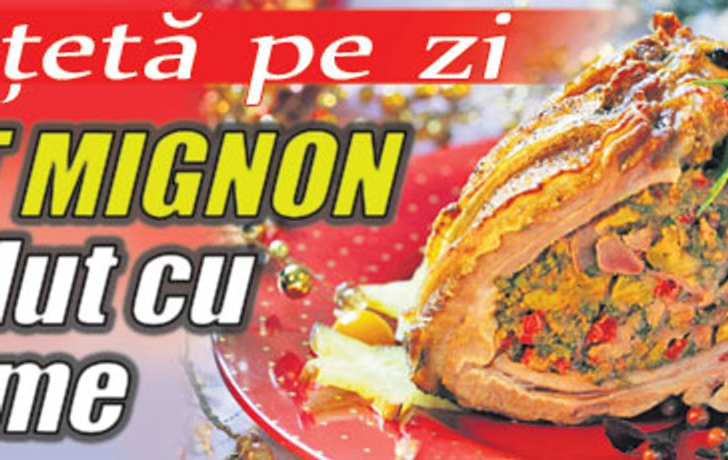 O reţetă pe zi | Filet mignon umplut cu legume