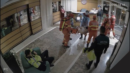 SMURD îl duce pe Alexandru spre spital