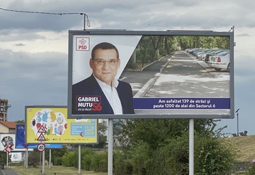 Gabriel Mutu și-a pus sigla PSD clar pe afișe