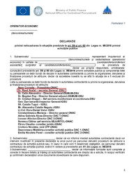 Raed Arafat este una dintre persoanele cu funcție de decizie în procesul de atribuire, conform documentului