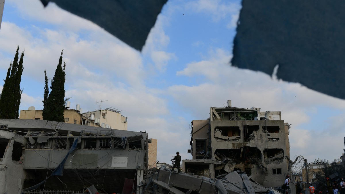 clădiri din centrul Tel Aviv distruse în atacurile iraniene