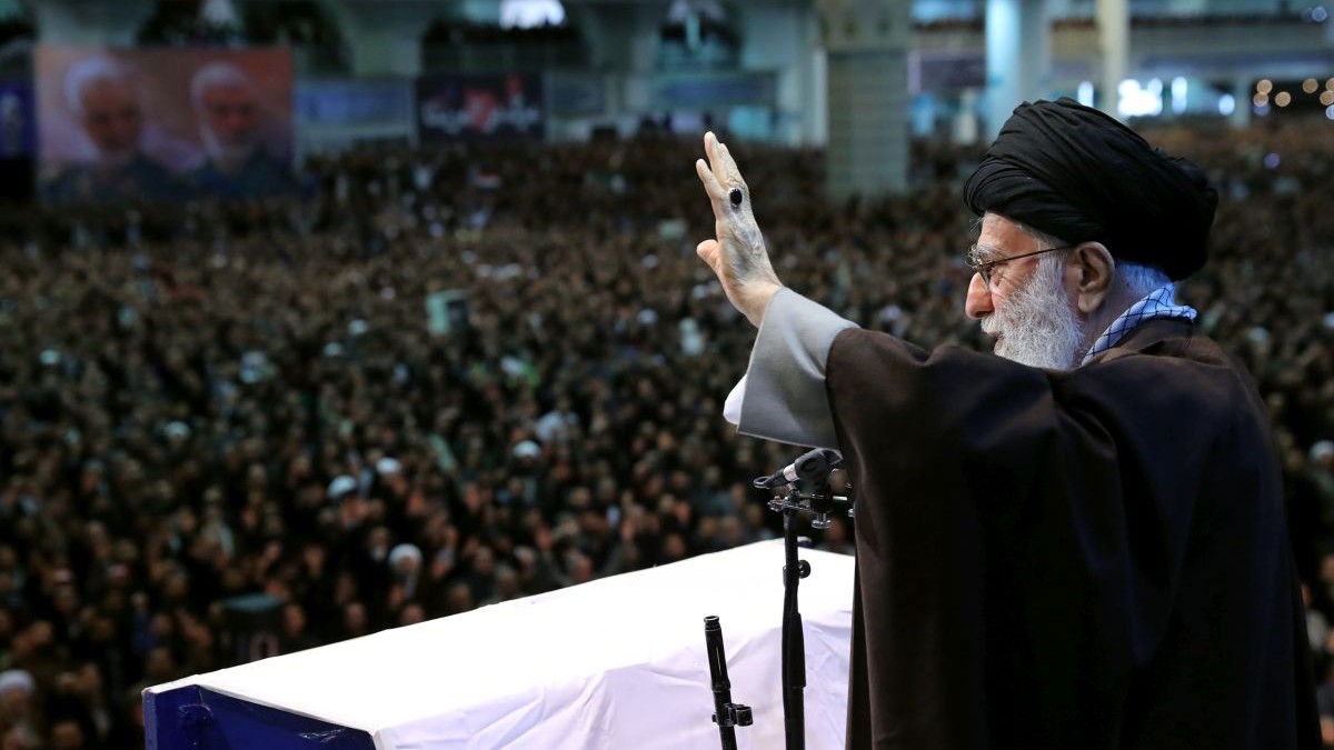Ali Khamenei, într-o rară ieșire publică FOTO: EPA