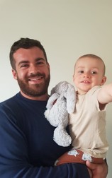 Alfie Webb, 1 with dad Ollie Webb. See SWNS copy SWCAcancer: A toddler was left fighting for his life after being diagnosed with leukaemia just days after his dad finished his treatment for a similar type of blood cancer. Little Alfie Webb, aged one, was diagnosed with acute myeloid leukaemia on 1 November last year when he was 10-months-old. Myeloid leukaemia is a type of blood cancer more common to those over the age of 60. His diagnosis came just nine days after his dad, Ollie Webb, 27, was given the all clear from his blood cancer called hodgkin's lymphoma. ***EXCLUSIVE***