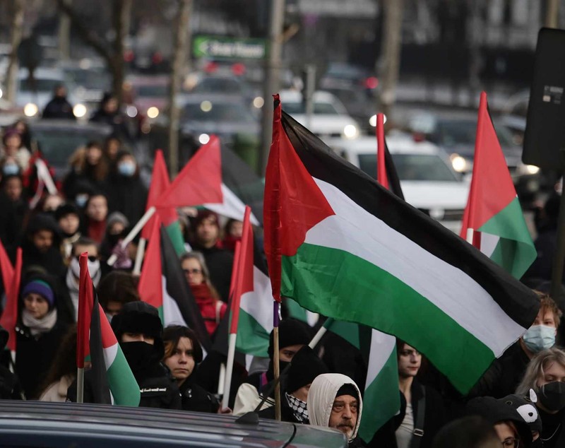 Manifestație pro-Palestina în București. Participanții au avut tobe şi fluiere, iar alţii au afişat pancarte: „Opriţi masacrul din Gaza”