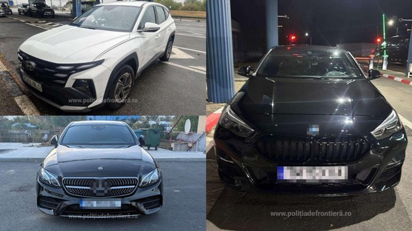 Masini confiscate de politia de frontiera în weekendul 10-11 octombrie 2026