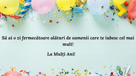 Mesaje de La mulți ani pentru copii
