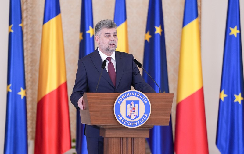 Marcel Ciolacu, primele declarații după ce a fost desemnat premier. Și-a început discursul cu o urare către Iohannis