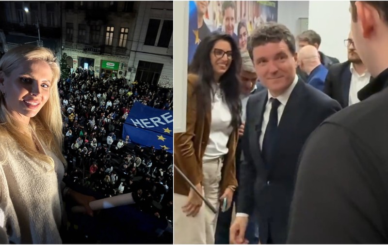 Imaginile care nu s-au văzut la televizor. Cum l-a filmat Andreea Bănică pe Nicușor Dan după ce a fost ales președinte al României