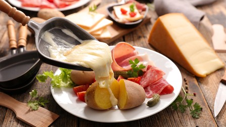 Brânzeturi elvețiene - Raclette