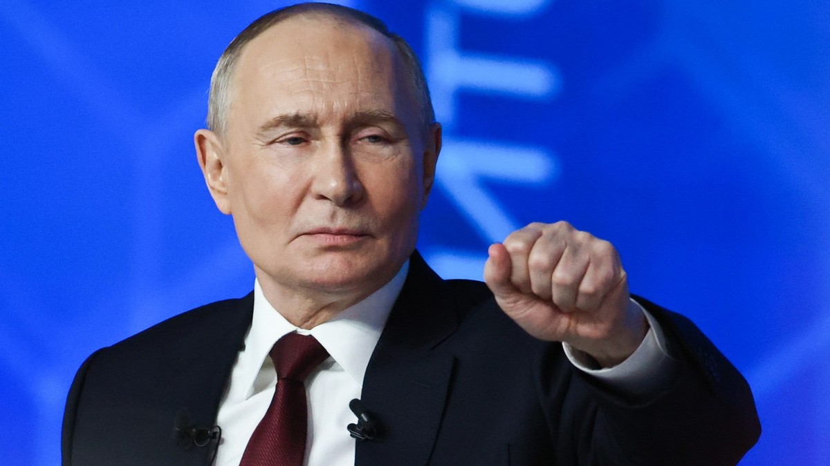 Vladimir Putin, la „Linia directă” Foto: Profimedia