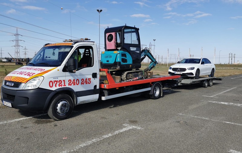 Servicii profesionale de transport utilaje (București-Ilfov) prin Cris Power Logistic SRL București
