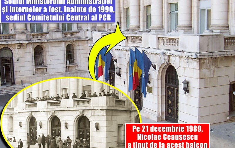 Puteţi vizita "balconul lui Ceauşescu"