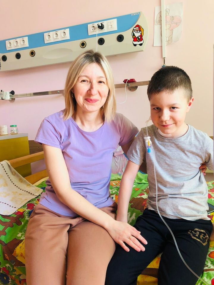 Vitalik a fost operat la Centrul Medical Specializat pentru Copii din Ucraina de Vest foto: Pravda