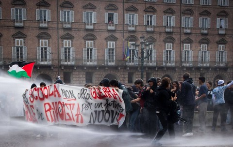 Manifestație la Torino Sursa foto: Profimedia