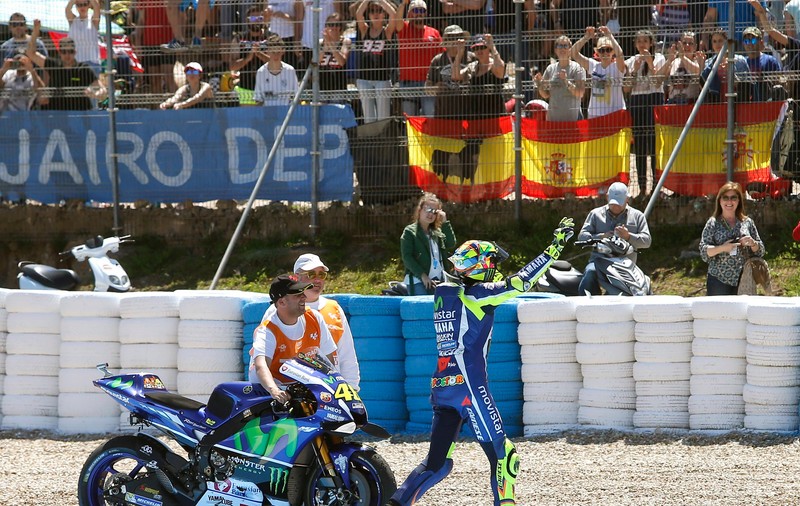 Valentino Rossi a câştigat Marele Premiu al Spaniei