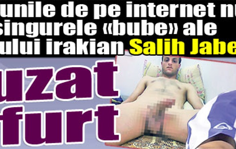 Perversiunile de pe internet nu sunt singurele «bube» ale fotbalistului irakian Salih Jaber: este acuzat şi de furt