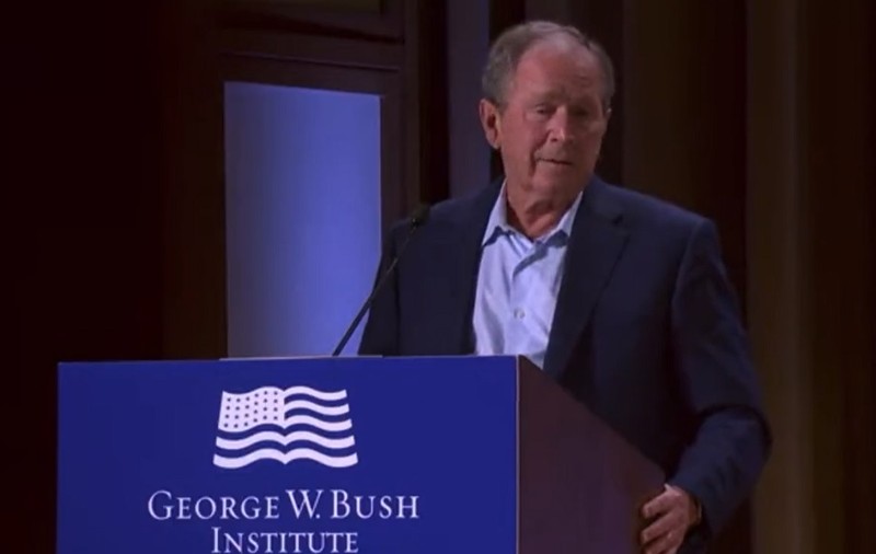 VIDEO | Gafa fostului președinte George W. Bush: „O invazie total nejustificată a Irakului... Vreau să spun a Ucrainei”