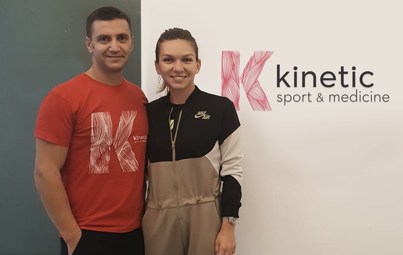 Simona Halep se tratează de hernie de disc la clinica Kinetic Sport Medicine. ”Se recuperează cu gimnastică medicală și fizioterapie”